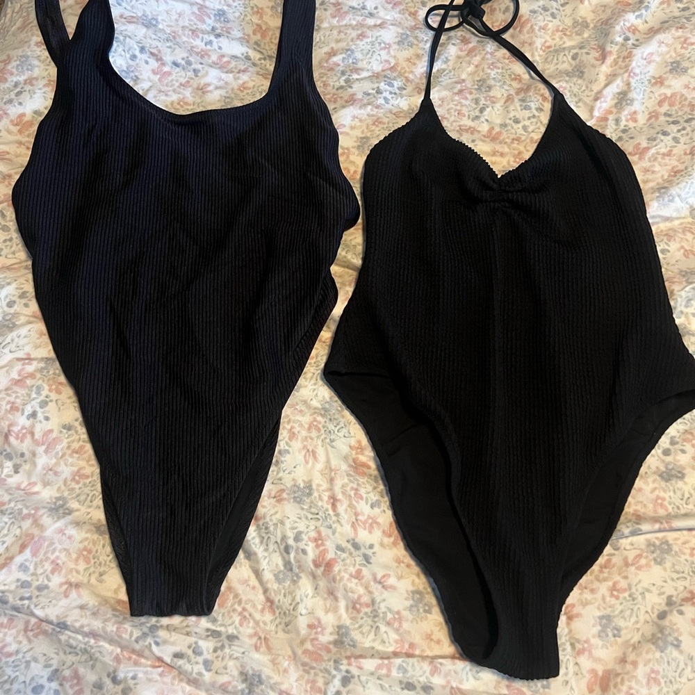Aerie Black Women Swim One Pieces